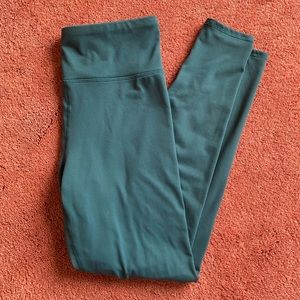 SUSTAINABLE ACTIVEWEAR threads4thought teal leggings size S (soft, sizes 4-6)